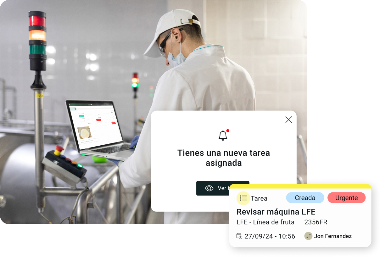 Software gesti&oacute;n de procesos - captura el dato en tiempo real